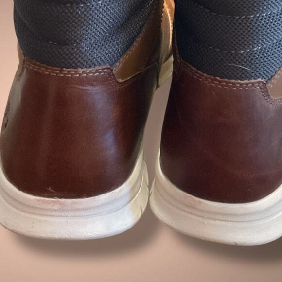 Men's Sz 12 TIMBERLAND Graydon Brown Leather Sneaker Boot Excellent Condition - Picture 9 of 13